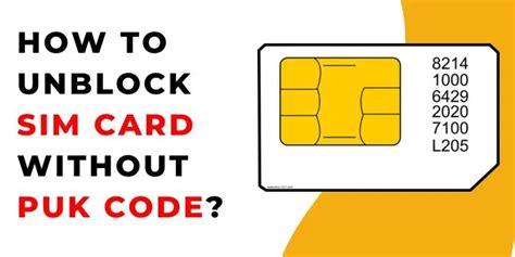 how to unblock smart sim card data|unlock sim card without puk code.